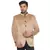 velvet jodhpuri bandhgala blazer for men (beige)