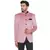 velvet jodhpuri bandhgala blazer for men (pink)