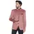 velvet jodhpuri bandhgala blazer for men (peach)