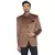 velvet jodhpuri bandhgala blazer for men (brown)