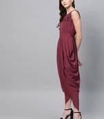 Zima leto women's embroidered cowl jumpsuit