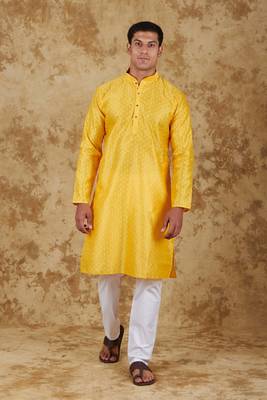 mango banarasi silk kurta set 1
