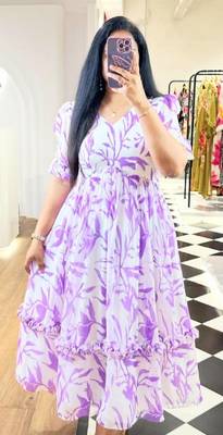 Cotton gown for summer 1