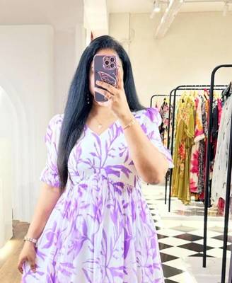 Cotton gown for summer 2