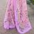 Elora pure georgette bollywood floral print saree (pink)