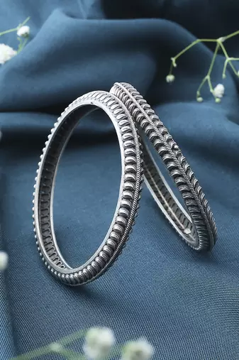 Traditional Silver Set of Bangles