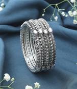 Oxidised Bangles Set of 4