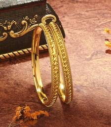 Set of 2 Yellow Gold Bangles