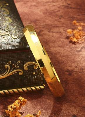 Gold Plated Kada for Men 1