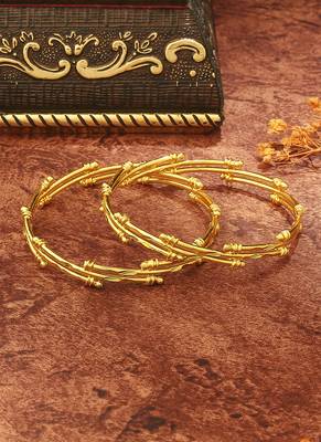 Gold Plated Dual Layered Bangles 3