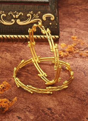 Gold Plated Dual Layered Bangles 1