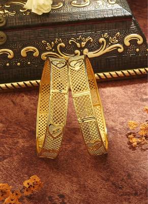 Set of 2 Heart-Shaped Bangles 2