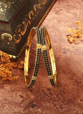 Classic Black Bangles with Cross Detail 2