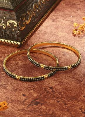 Classic Black Bangles with Cross Detail 3
