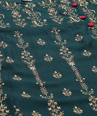 Women'S Rayon Floral Print Anarkali Kurta 2