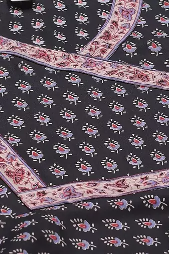 Women'S Rayon Floral Printed Anarkali Kurta