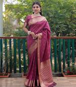 Koram Rani Pink  Bandhej Patola Silk Sarees Kanchi Borders And Contrast Zari Weaving Borders Saree With Blouse For Women
