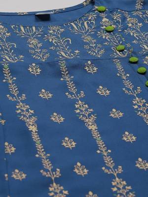 Women'S Rayon Floral Print Anarkali Kurta 2
