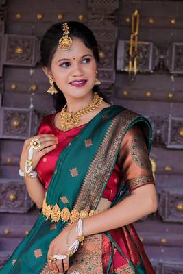 Premium Woven with Zari Work Semi-Stitched Half Saree with Unstitched Blouse with Dupatta 3