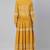 Women mustard printed cotton ethnic kurti