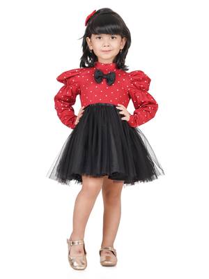 Red polka frock 1
