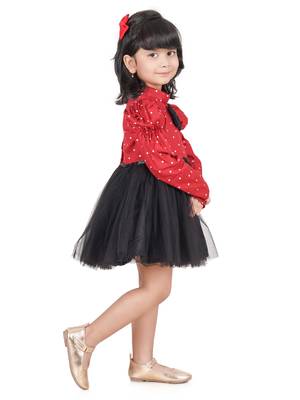 Red polka frock 2