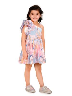 Flower pink frock 2