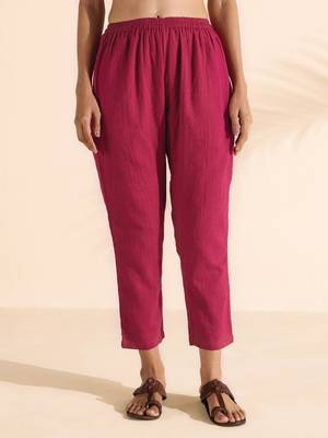 Truebrowns carrot cotton dobby kurta pant set 4