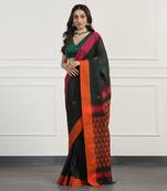 Multicolor  cotton handloom khadi cotton saree