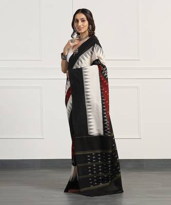 Multicolor  cotton handloom ikat saree 2