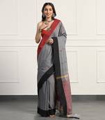 Multicolor  cotton handloom khadi cotton saree