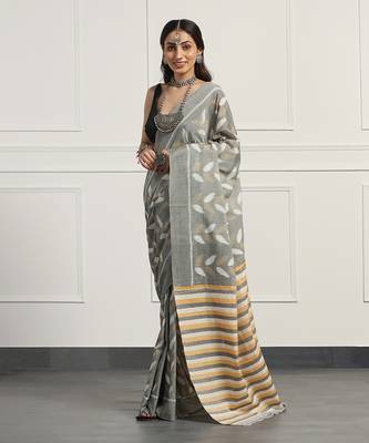 Multicolor  cotton handloom ikat saree 2