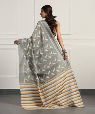 Multicolor  cotton handloom ikat saree 4