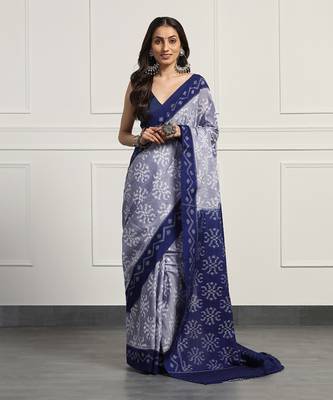 Multicolor  cotton handloom ikat saree 1