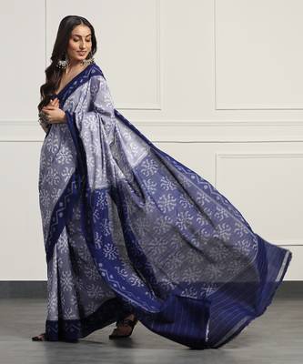 Multicolor  cotton handloom ikat saree 5