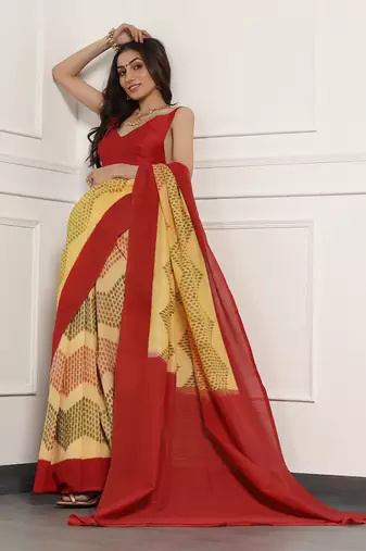 Multicolor  cotton handloom telia rumal double ikat saree