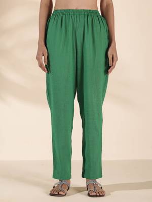 green cotton relaxed co-ord set 4