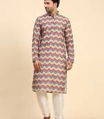Multi colour ethnic wear kurta for men for festive party looks