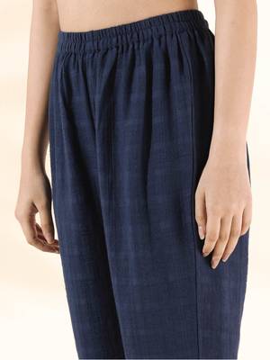 blue cotton dobby regular co-ord set 5