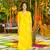 Beautiful yellow colour musleen fabric leheriya printed rajasthani ethnic kurta set for festive looks