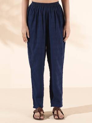 blue cotton dobby relaxed co-ord set 4