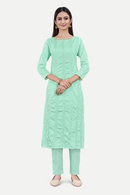 Sky blue colour sober sophesticated modal silk woven designer ethnic readymade suit 1
