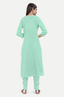 Sky blue colour sober sophesticated modal silk woven designer ethnic readymade suit 2