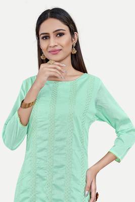 Sky blue colour sober sophesticated modal silk woven designer ethnic readymade suit 3