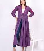 Georgette shrug with chikankari work enhance the beauty of the dress by sufiza lifestyle