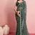 Green Traditional Leheriya Print Ethnic Festive Wear Saree