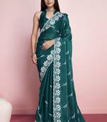 Smart And Designer Rama Jimmy Choo c Ethnic Trendy Saree