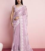 Smart And Designer Pink Jimmy Choo c Ethnic Trendy Saree