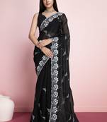 Smart And Designer Black Jimmy Choo c Ethnic Trendy Saree
