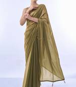  Work Green Fendy c Heavy Looks Partywear Saree